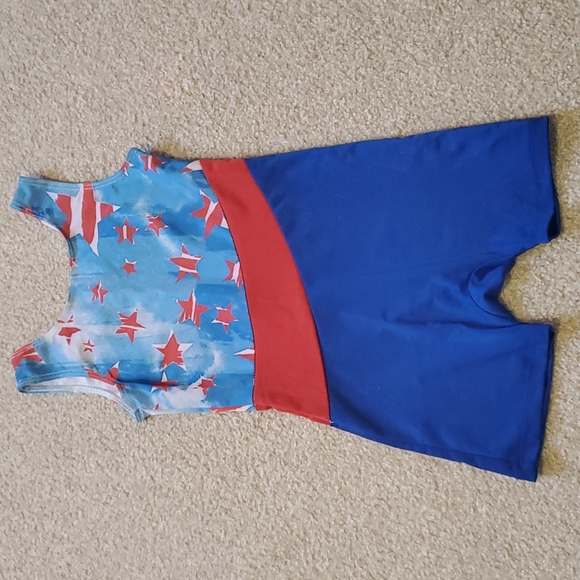 Gymnastics leotards, 3-pack, size 5/6 - Picture 2 of 7